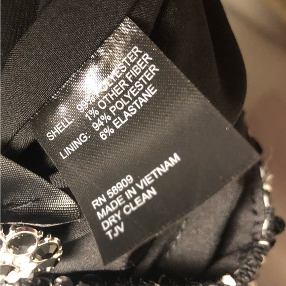 Gianni Bini Black and White Sequin Tweed Dress size 6 NWT - Picture 10 of 16